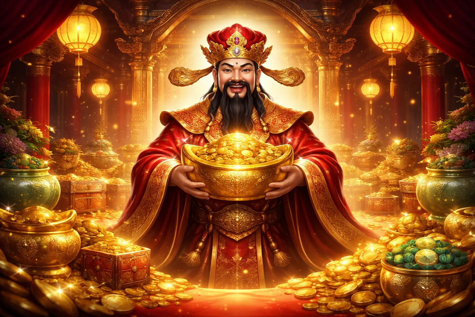 Một sân vận động sôi động với các biểu tượng cá cược thể thao